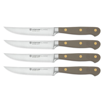 Wüsthof - Classic Steakmesser-Set 4-teilig Velvet Oyster