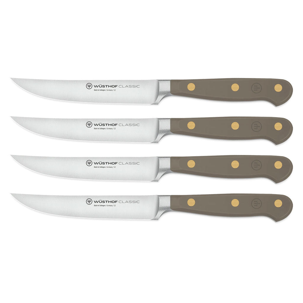 Wüsthof - Classic Steakmesser-Set 4-teilig Velvet Oyster