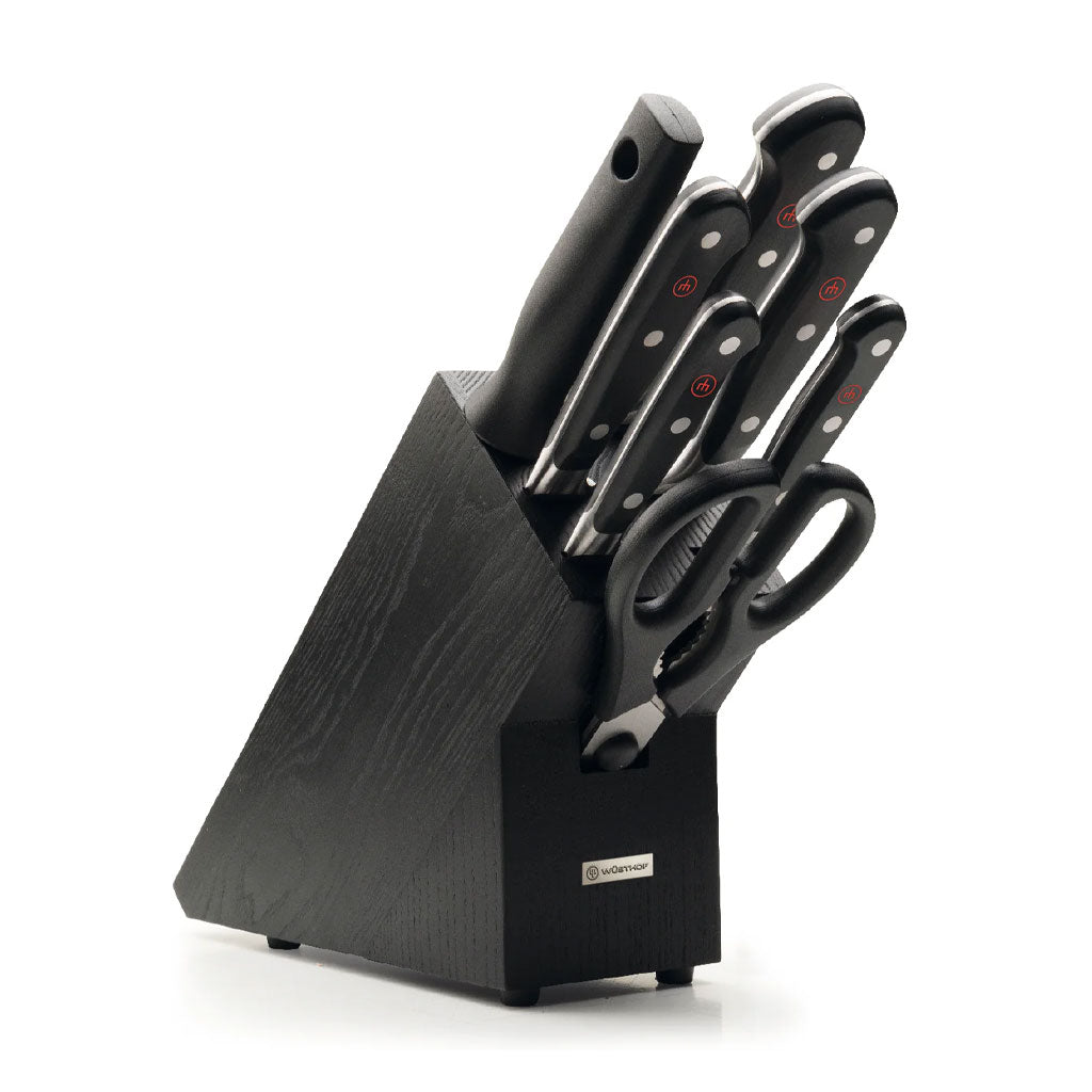 Wüsthof - Classic Messerset 7-teilig mit schwarzem Block