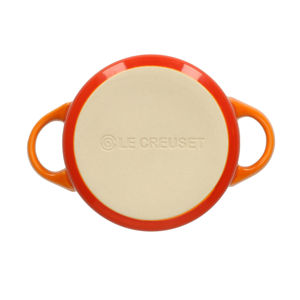 LeCreuset - Mini-Braten-/ Schmortopf Orangerot 10cm 0,2l