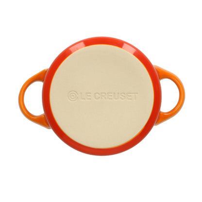 LeCreuset - Mini-Braten-/ Schmortopf Orangerot 10cm 0,2l