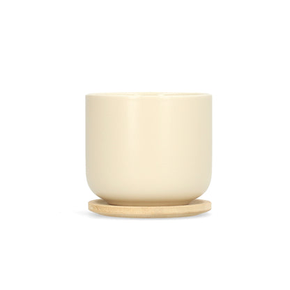 Stelton - Theo Tasse mit Untersetzer 0,2 l sand