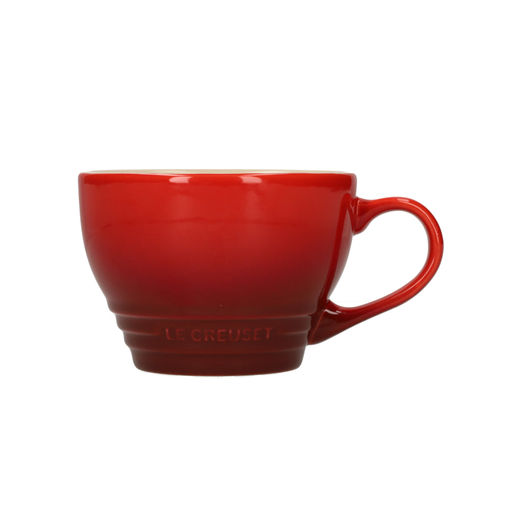 LeCreuset - Große Cappuccinotasse Kirschrot 0,4l