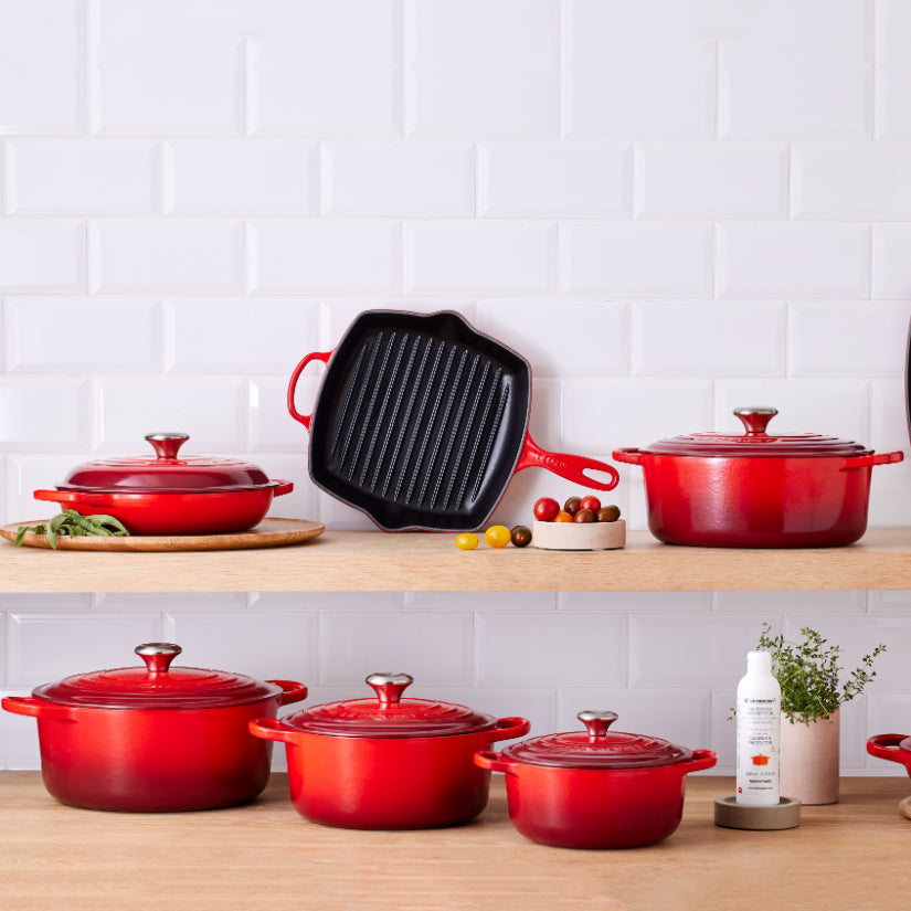 Le Creuset - Braten- / Schmorpfanne Signature rund Kirschrot 20cm 2,4l