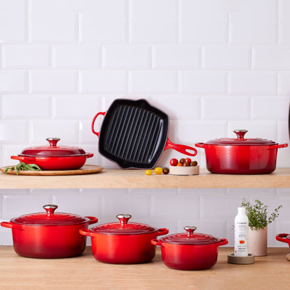 Le Creuset - Braten- / Schmorpfanne Signature rund Kirschrot 20cm 2,4l