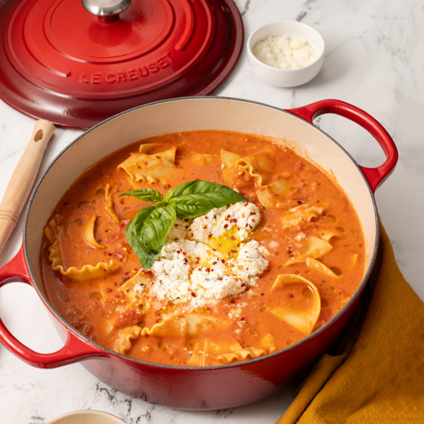 Le Creuset - Braten- / Schmorpfanne Signature rund Kirschrot 20cm 2,4l