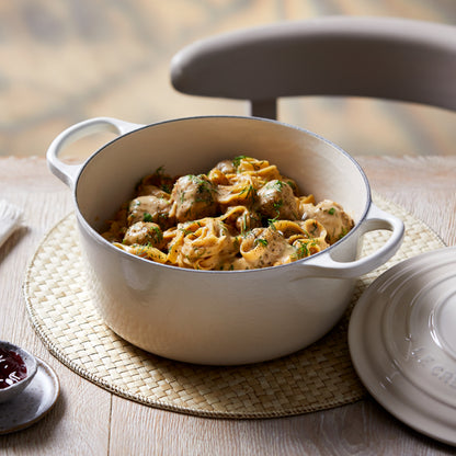 Le Creuset - Braten- / Schmorpfanne Signature rund Meringue 20 cm 2,4 l