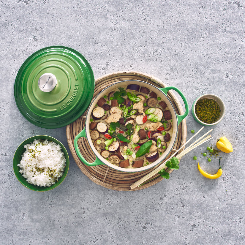 Le Creuset - Braten- / Schmortopf Signature rund Bamboo 24cm 4,2l