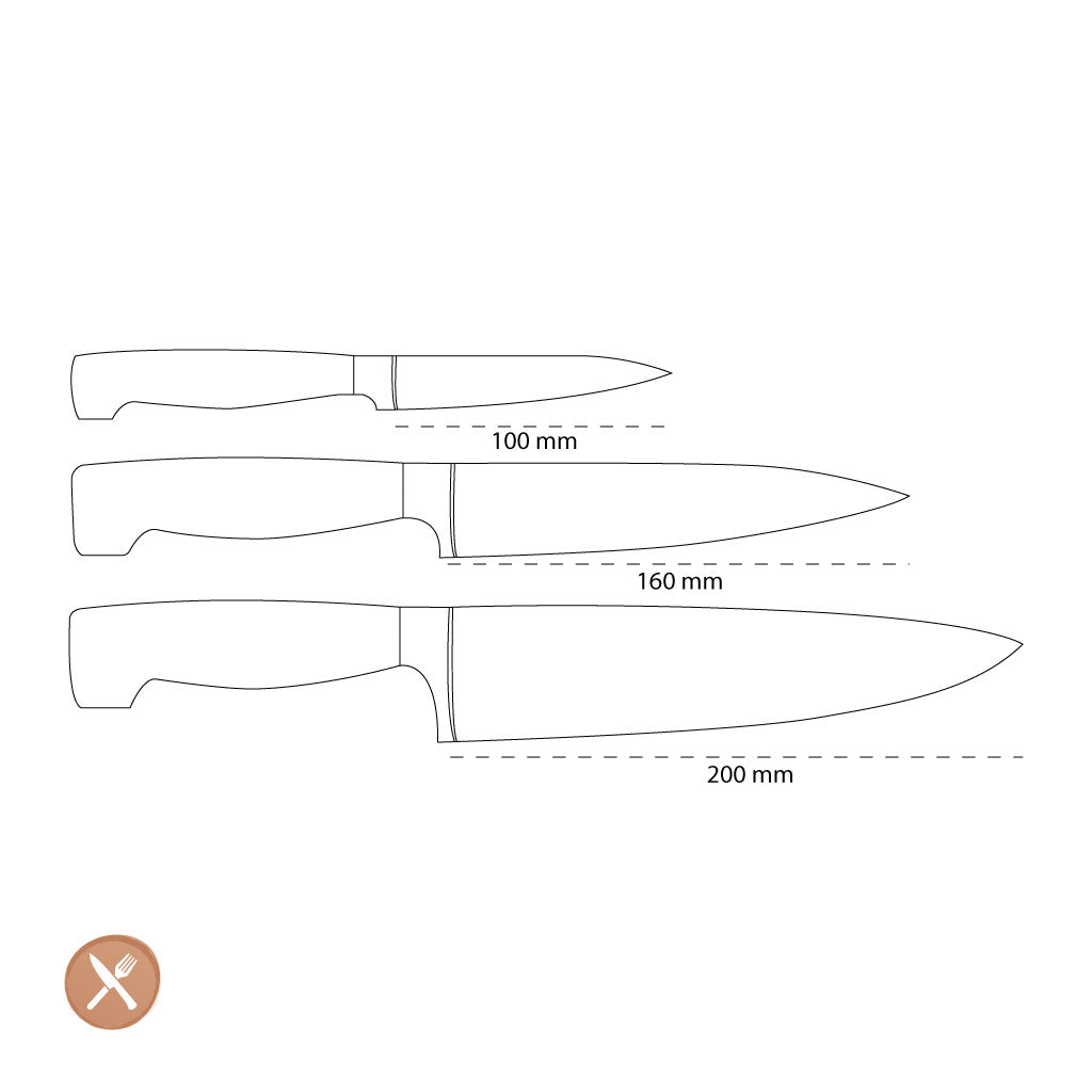 Zwilling - 4 Star Messerset 3-teilig