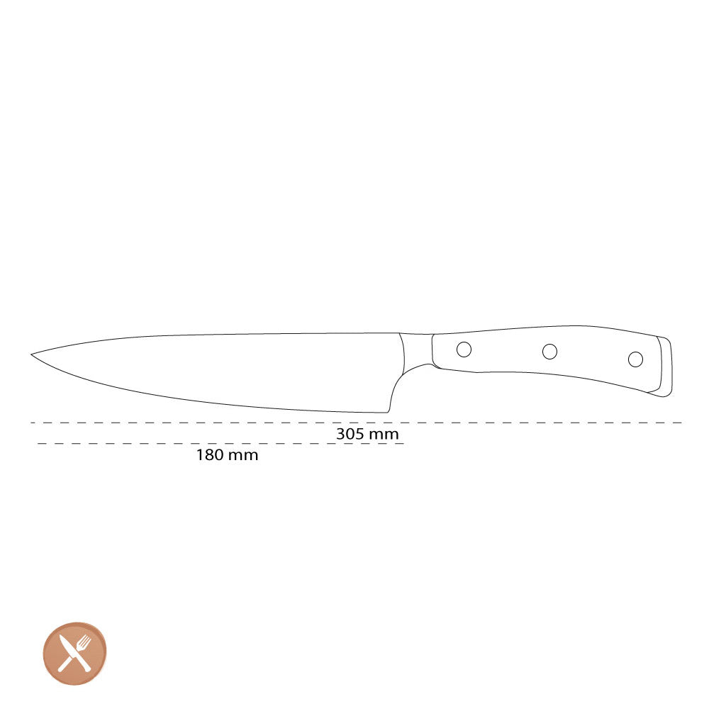 Wüsthof - Classic Ikon Kochmesser 18 cm