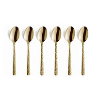 6-pc set mocca spoons in trend box - Champagne Amefa 
