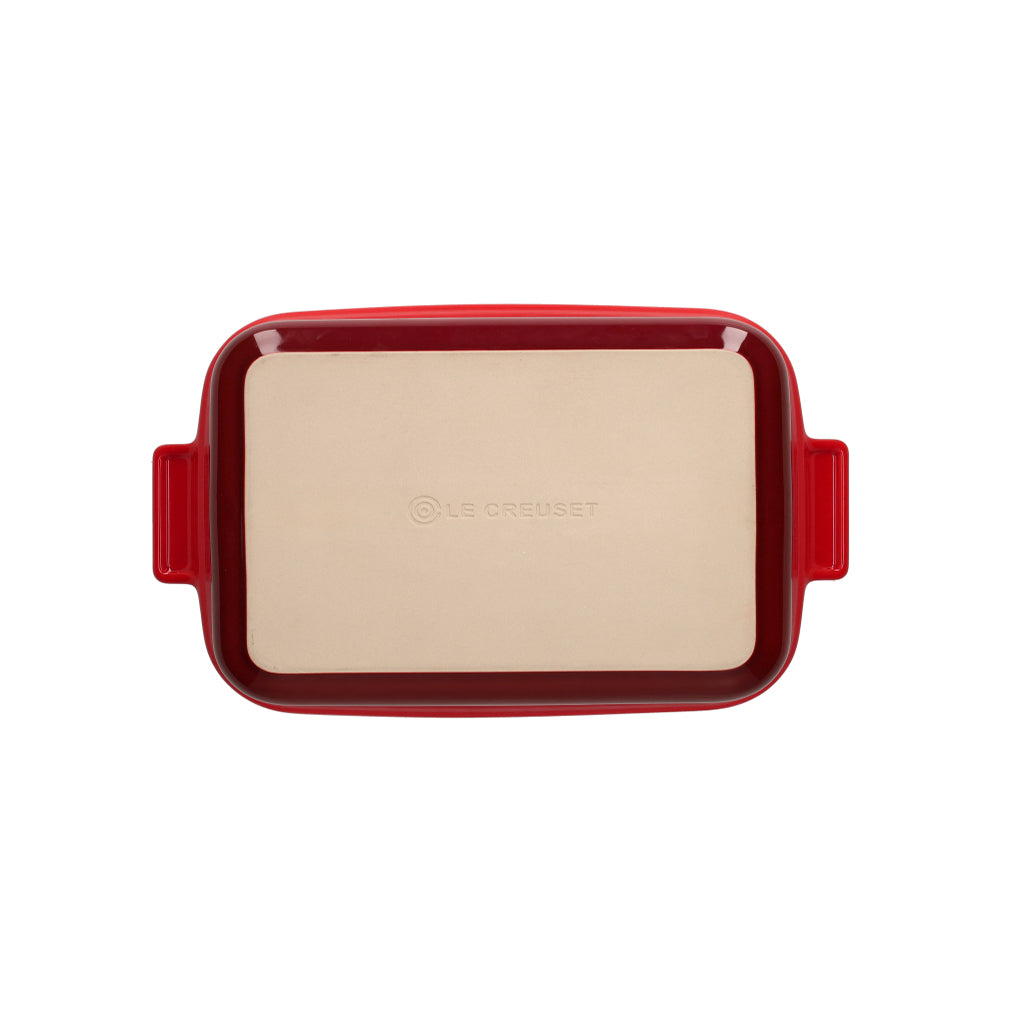 LeCreuset - Plat à four rectangulaire Rouge cerise 32x24cm 3,1l