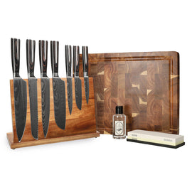 Couteaux Shinrai - Mega Bundle Damascus Print - Tout ce dont vous avez besoin