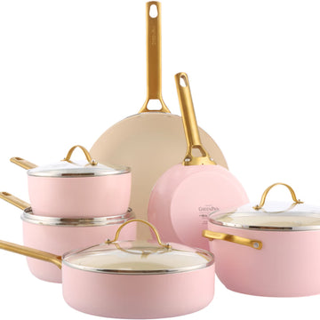 GreenPan - Padova Blush Pink 10-teiliges Pfannenset