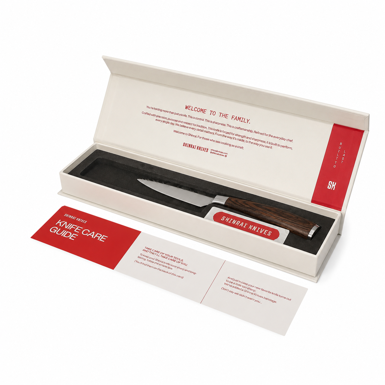 Shinrai Knives - Ensemble de 13 couteaux imprimés Damas - Collection Master XL