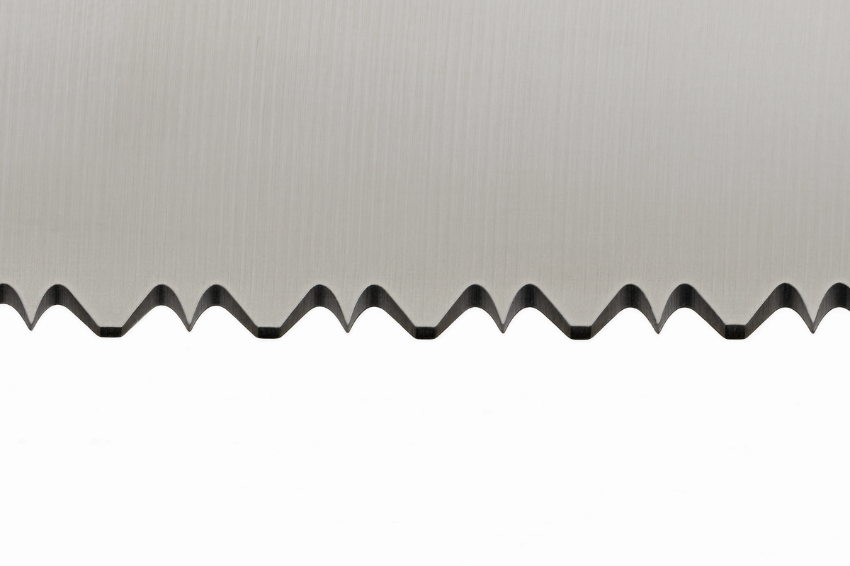 Horl - Couteau à pain en bois de noyer - Triple Pro Cut à double tranchant dentelé