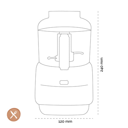 Magimix - Le Micro Chopper Schwarz