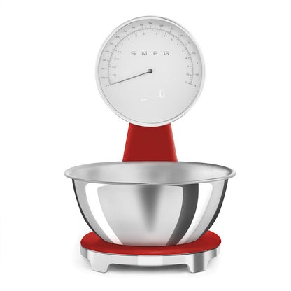 SMEG - Waage Digital 50er Rot
