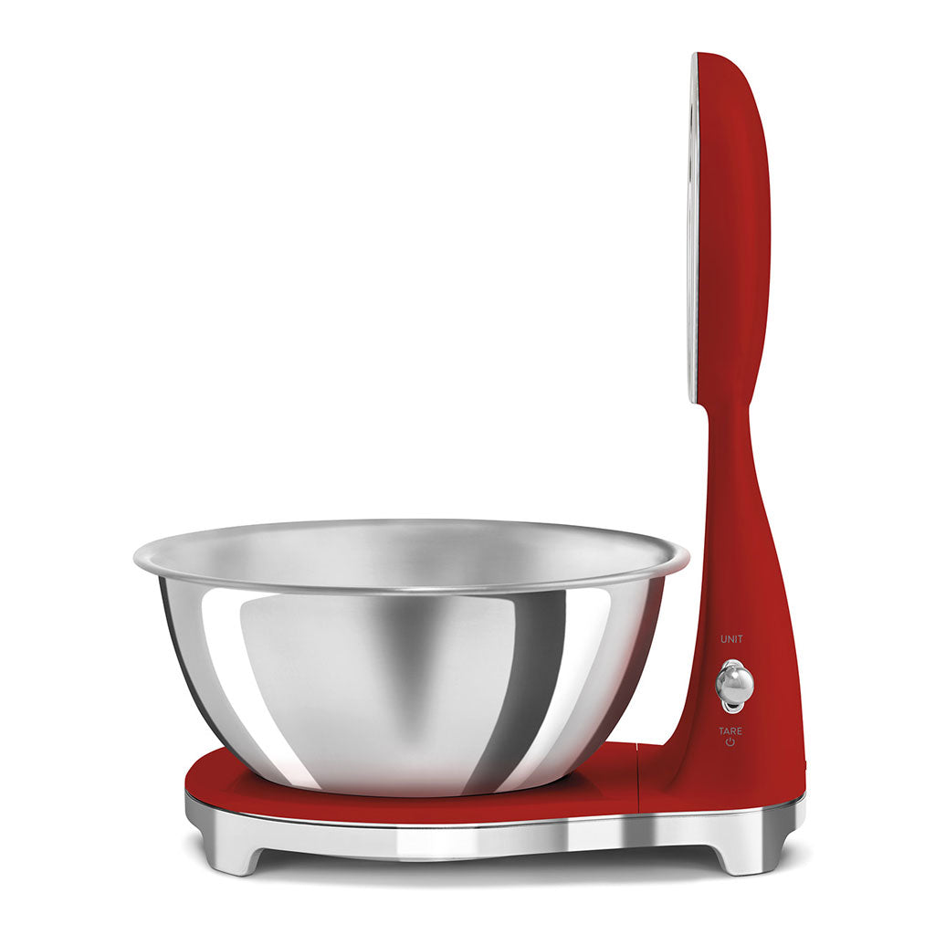 SMEG - Waage Digital 50er Rot