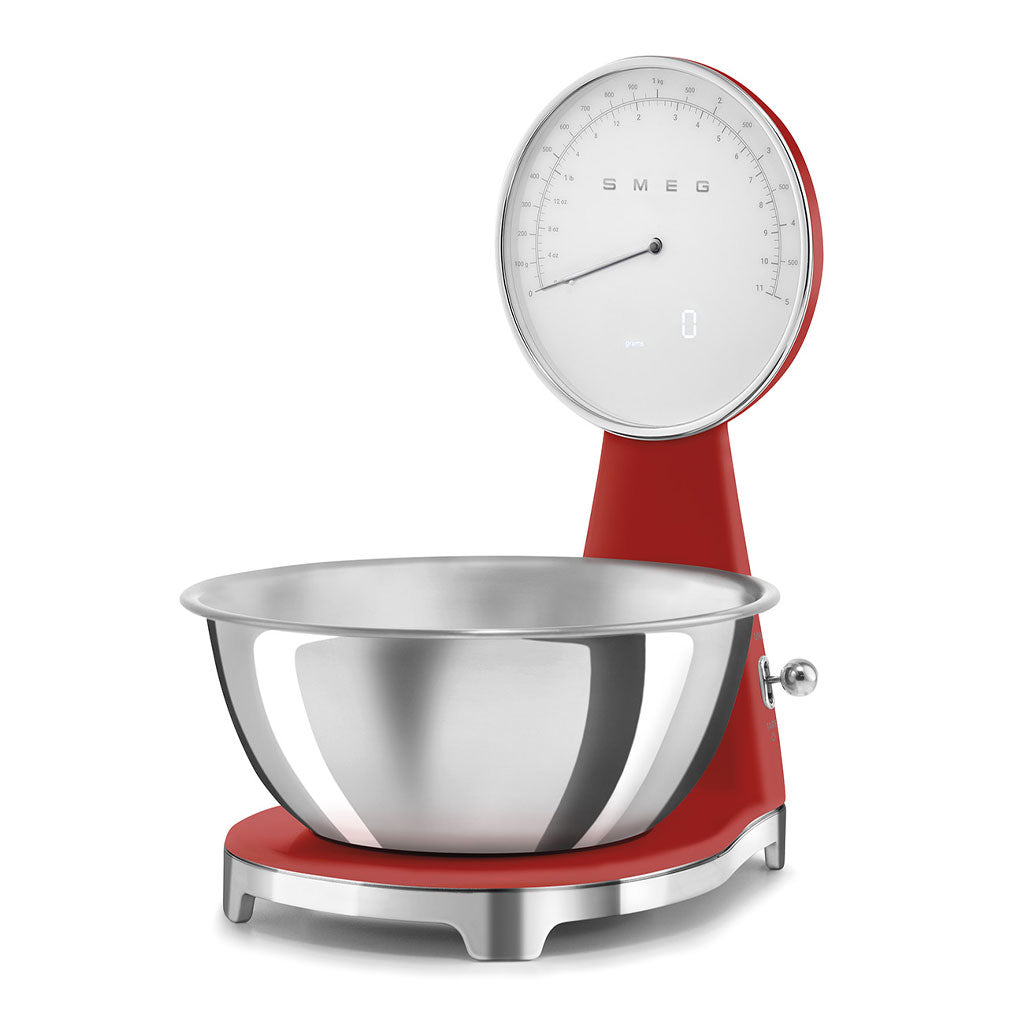 SMEG - Waage Digital 50er Rot