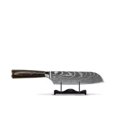 Shinrai Knives -  Damastdruck-Serie - Kleines Santokumesser (13cm)