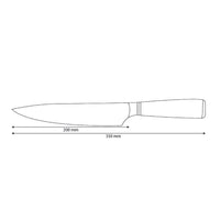 Shinrai Knives - Micarta Jewels - Damaszener Kochmesser 20 cm