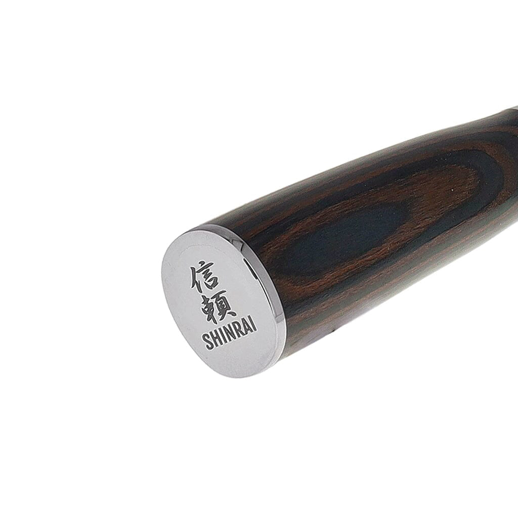 Shinrai Knives - Chinesisches Kochmesser mit Damast-Print, 18 cm