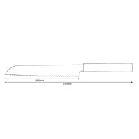 Shinrai Knives - Takumi Kaza Damascus Brotmesser 20 cm