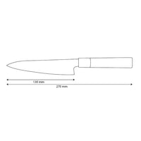 Shinrai Knives - Takumi Kaza Damascus Officemesser 13 cm