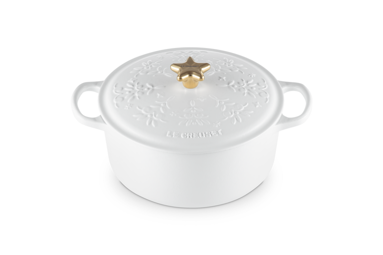 Le Creuset – Signature Weihnachtsbaum-Auflauf, weiß, 24 cm