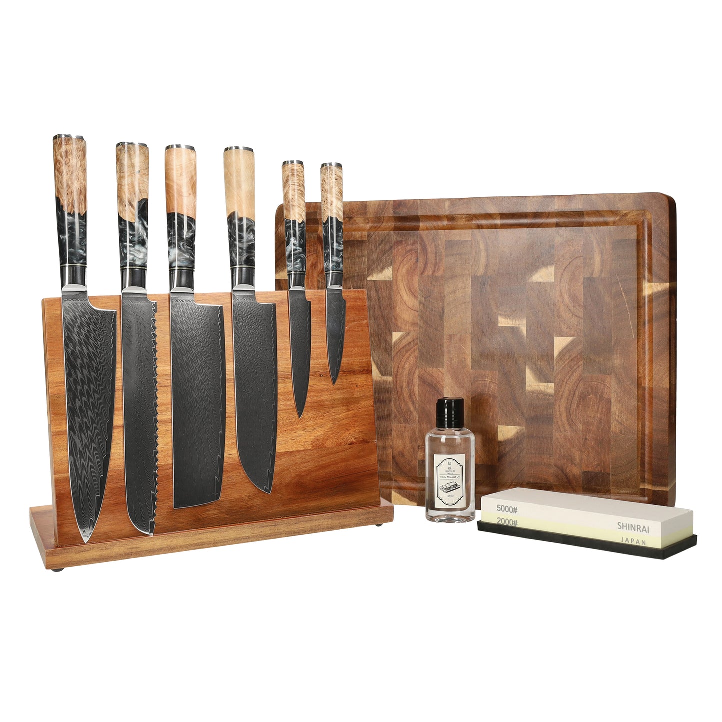 Shinrai Knives – Epoxy Onyx Mega Bundle – Alles was Sie brauchen