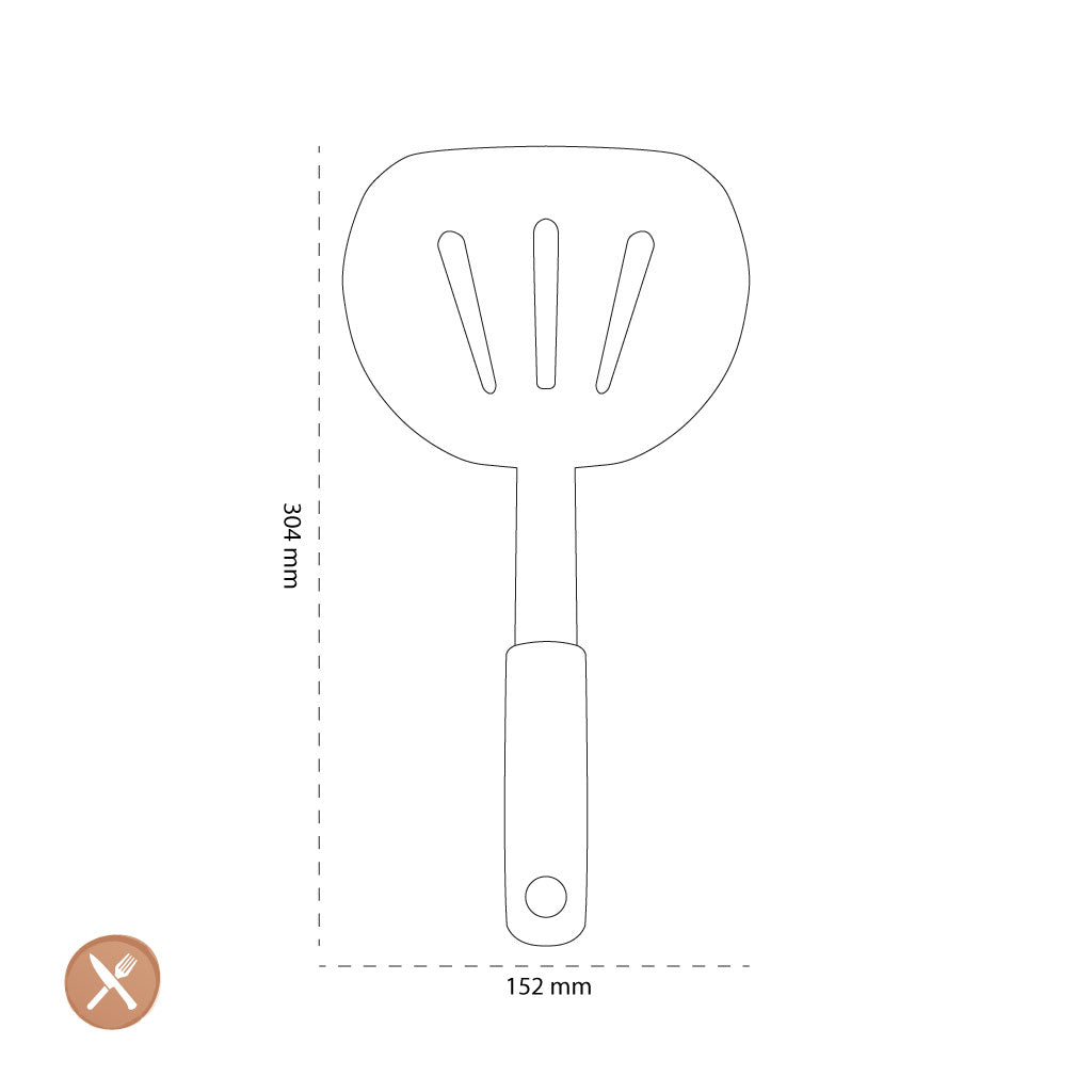 Spatule à crêpes OXO en silicone, 30 cm