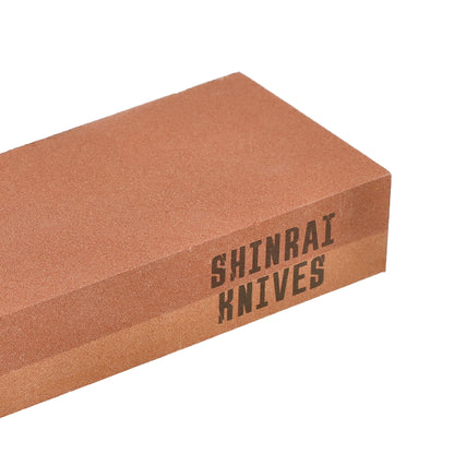 Shinrai Knives - Pierre à aiguiser double face - Grain 600/1500