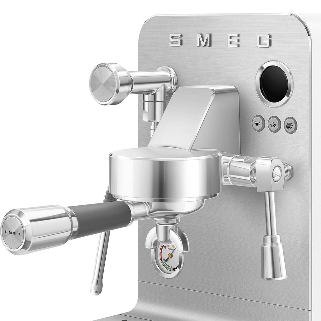 Smeg - Espressomaschine Mattweiß