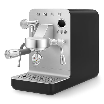 Smeg - Espressomaschine Mattschwarz