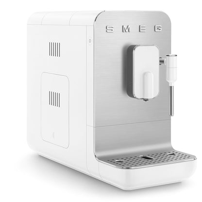 Smeg - Espressomaschine | Mattweiß | Zeitgenössisch | Automatische Kaffeemaschine