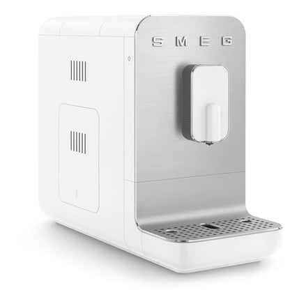 Smeg - Espressomaschine | Mattweiß | Zeitgenössisch | Automatische Kaffeemaschine