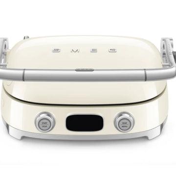 Smeg - Multifunktionsgrill | Creme | 50er Jahre | Kontaktgrill