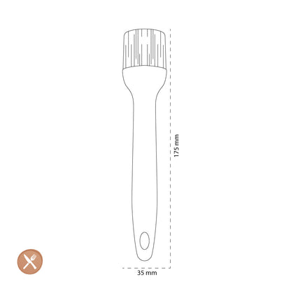 Outils2Cook - Pinceau Silicone Vert Sauge