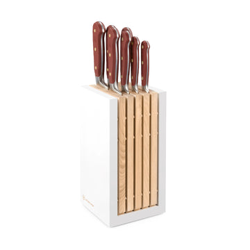 Wusthof - Classic Color 7-teiliges Messerset mit Tasty Sumac-Block