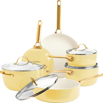 GreenPan - Padova Sunshine Yellow 10-teiliges Pfannenset