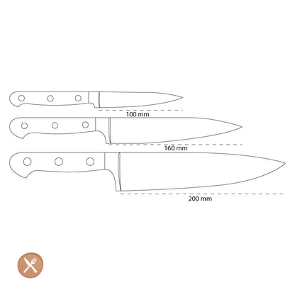 Zwilling - Prof S Set de couteaux 3 pièces