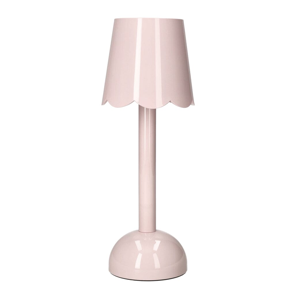 Lampe de table LED Addison Ross - Coquille festonnée - Rose - 28 cm