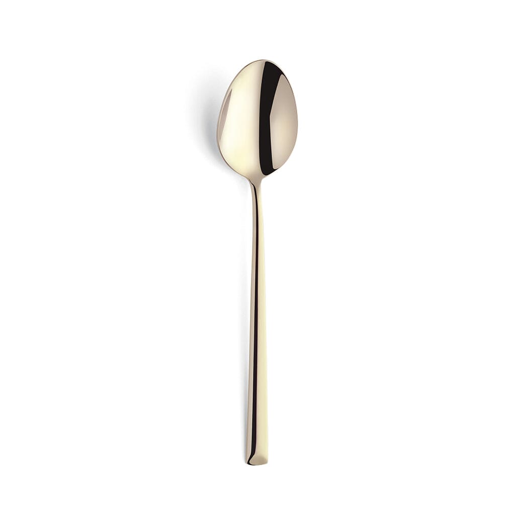 Amefa - Metropole Coffret de couverts 24 pièces pour 6 personnes, finition champagne brillante PVD, dans un coffret de luxe