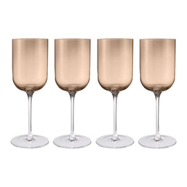 Blomus - FUUMI Rode Wijnglazen Coffee 400 ml (set van 4) Drinkglazen Blomus 