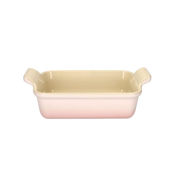 LeCreuset - Rechteckige Auflaufform Shell Pink 19x14cm 1,1l