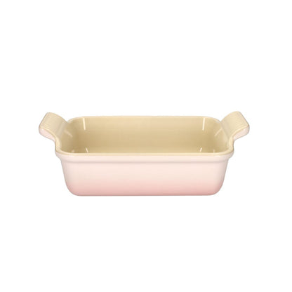 LeCreuset - Rechteckige Auflaufform Shell Pink 19x14cm 1,1l