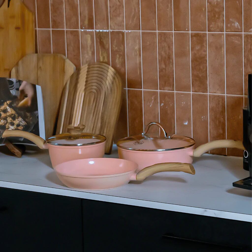 Cook & Pan - Blush Koekenpannenset 3-delig Pannenset Cook & Pan 