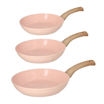 Cook & Pan - Blush Koekenpannenset 3-delig Pannenset Cook & Pan 