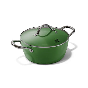 Cook & Pan - Go Green Kookpan 22 cm met glazen deksel Kookpan Cook & Pan 